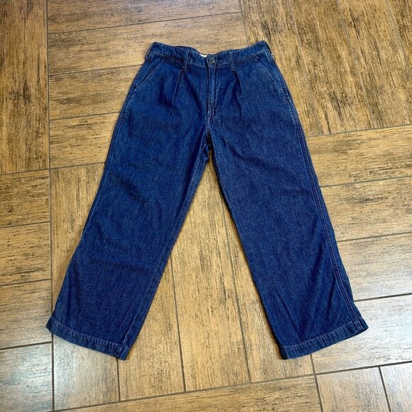 Lucky Brand Pleated Denim Cropped Jeans Size 27 - Picture 8 of 8